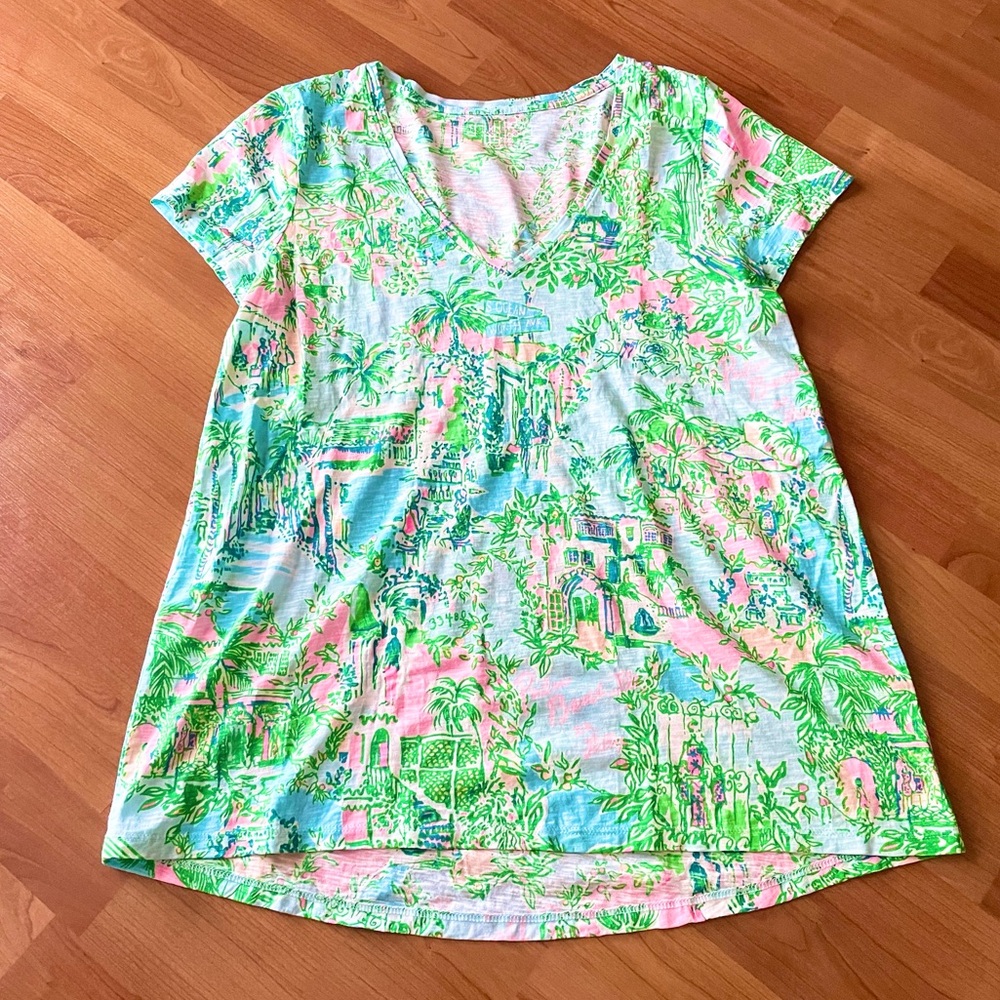 NWOT Lilly Pulitzer Palm Beach Tee
